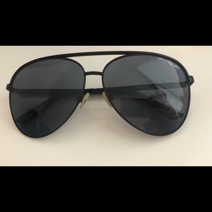 QUAY black aviator sunglasses